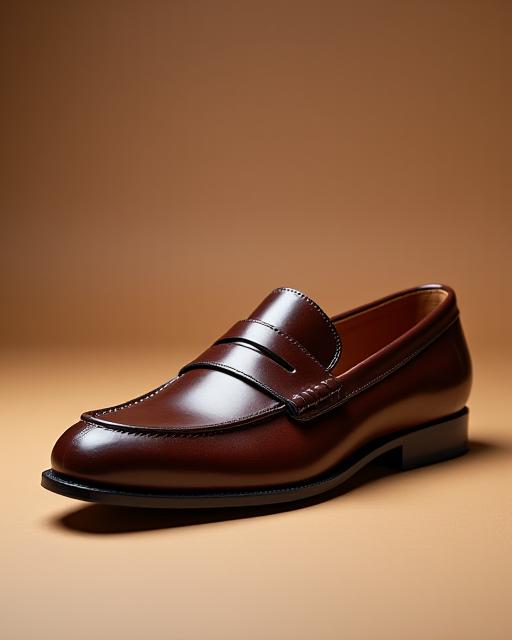 The 'Ronin' Loafer, a versatile dark brown penny loafer.